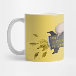 space pig - gold Mug